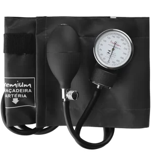 APARELHO DE PRESSÂO NYLON PRETO E VELCRO PREMIUM