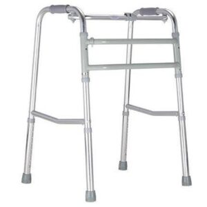 ANDADOR DE ALUMÍNIO ARTICULADO DOBRÁVEL 3 BARRAS DY04915L PRAXIS