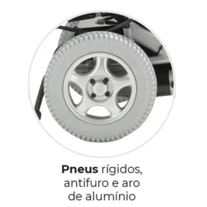 PAR PNEU TRASEIRO  MACIÇO DE CADEIRA DE RODAS MOTORIZADA