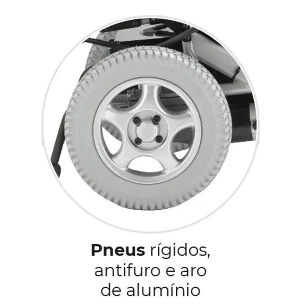PAR PNEU TRASEIRO  MACIÇO DE CADEIRA DE RODAS MOTORIZADA